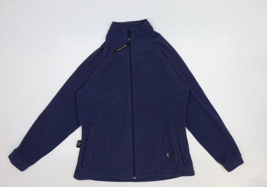 North Cape Womens Blue Jacket Size M Zip