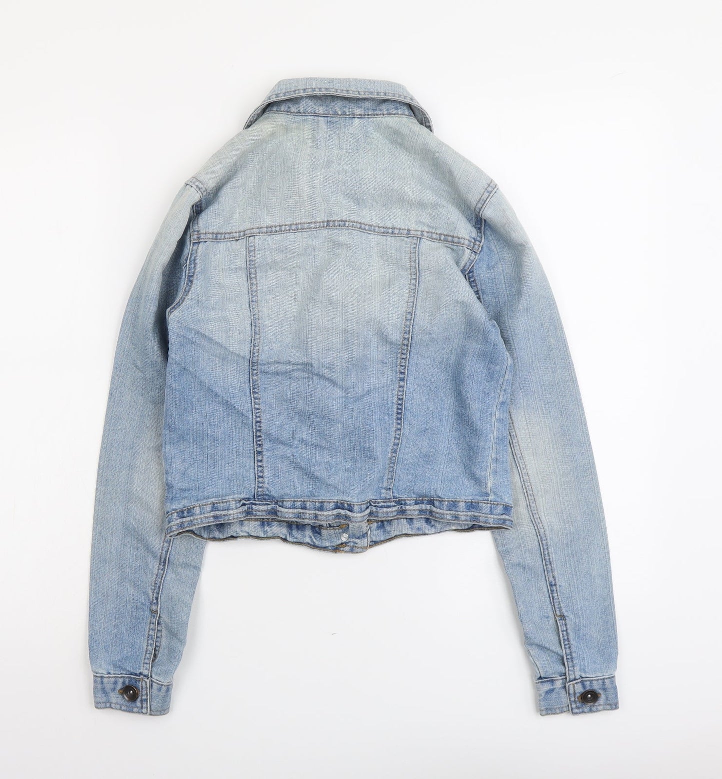 New Look Womens Blue Jacket Size 8 Button