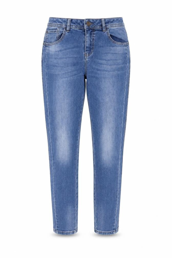 Only Womens Blue Cotton Tapered Jeans Size M L29 in Regular Button