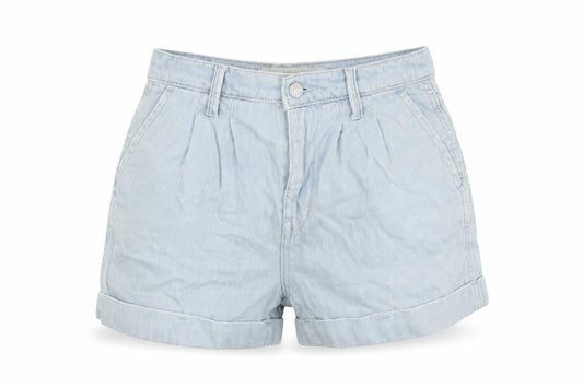 Gap Womens Blue Cotton Basic Shorts Size 25 in L3 in Regular Button