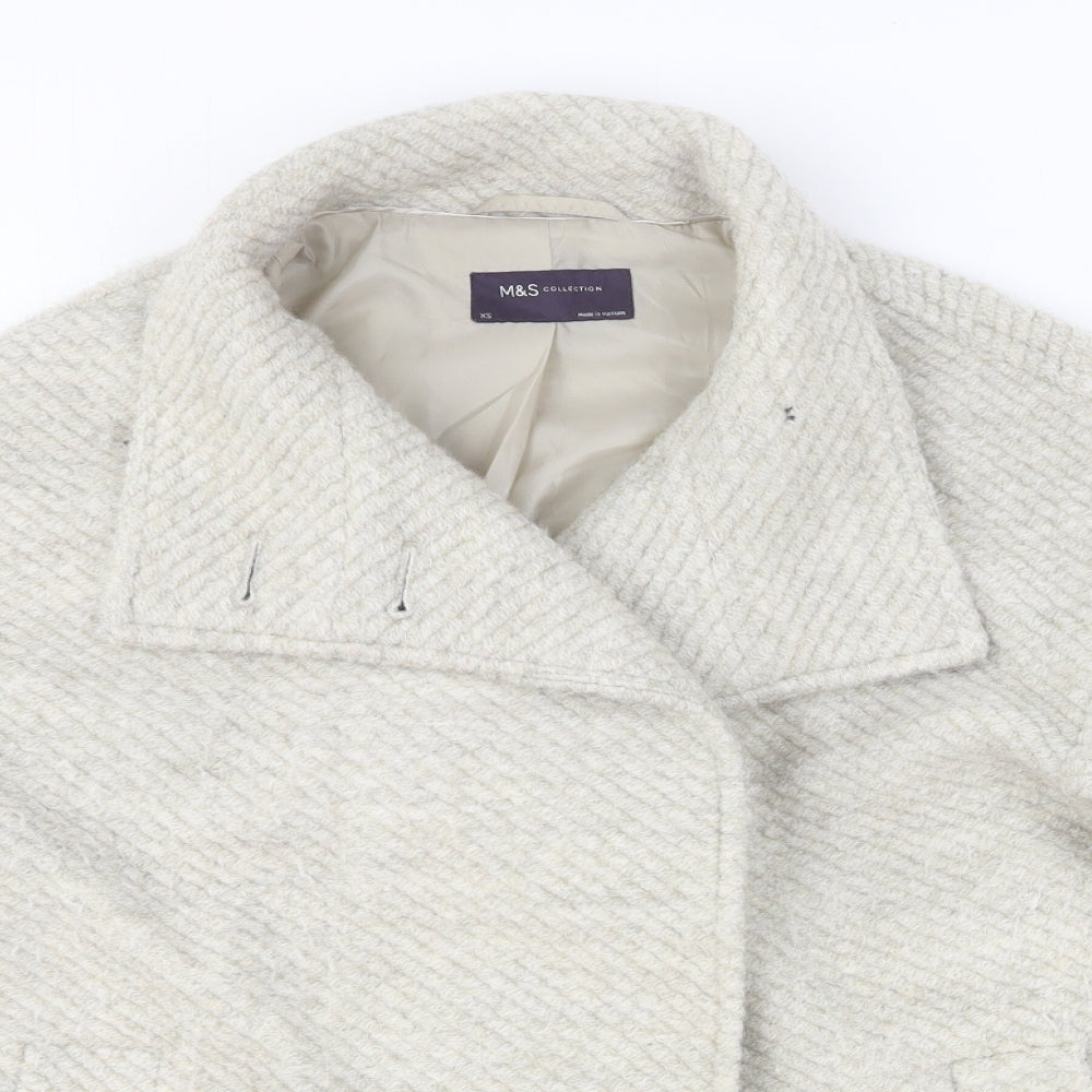 Marks and Spencer Womens Beige Jacket Size XS Button