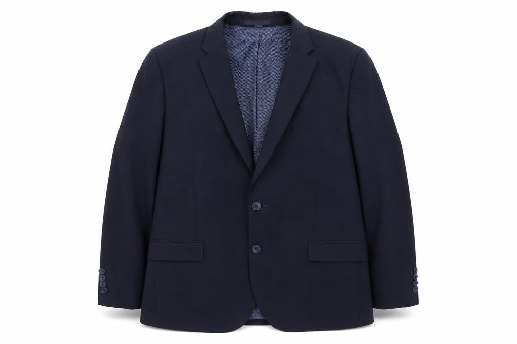 Marks and Spencer Mens Blue Wool Jacket Suit Jacket Size 2XL Regular