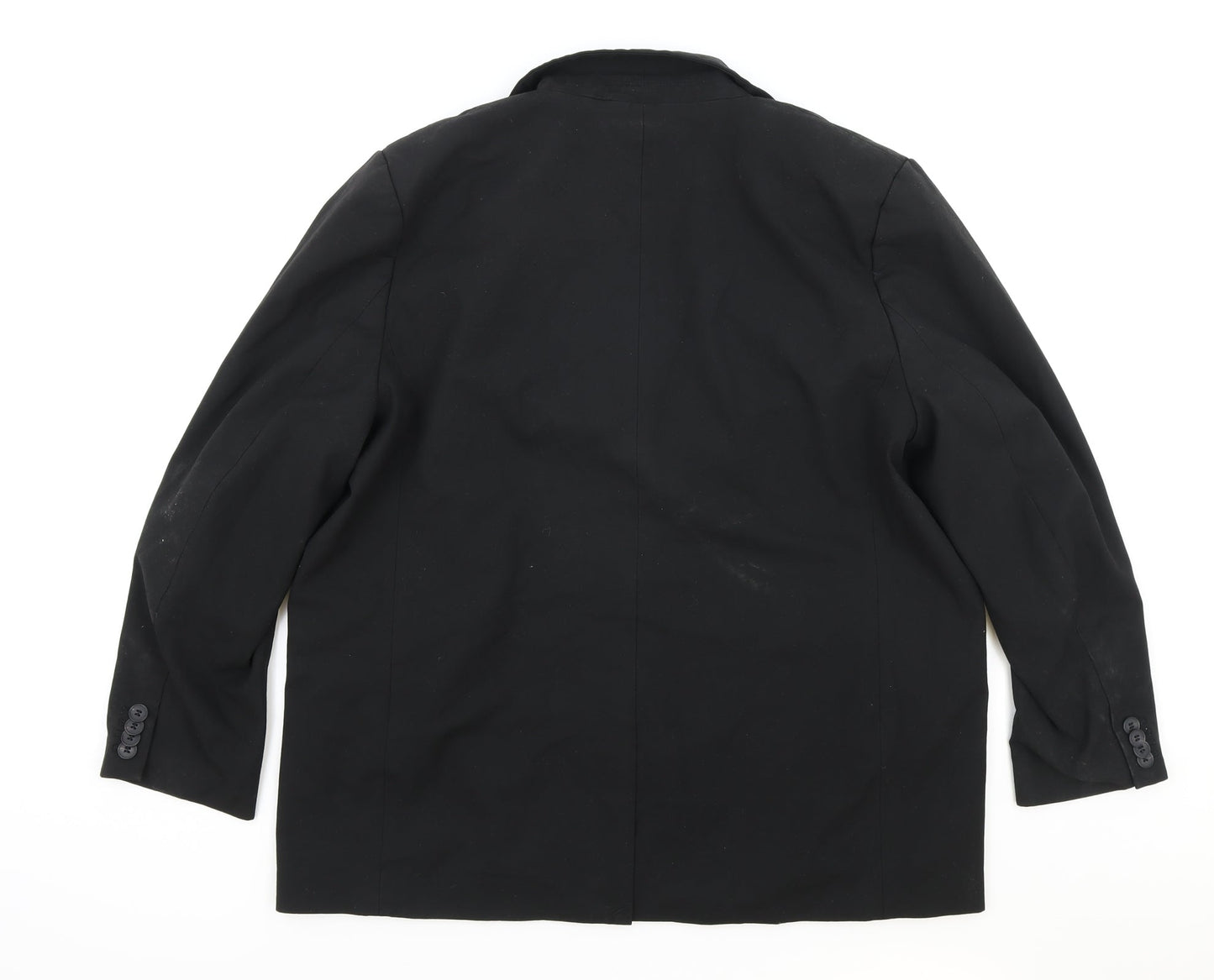 H&M Womens Black Polyester Jacket Blazer Size XL