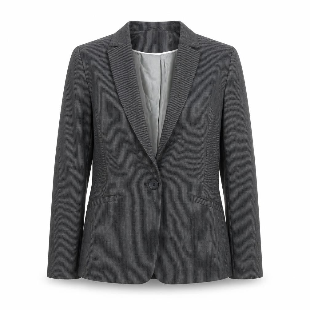 NEXT Womens Grey Polyester Jacket Blazer Size 10