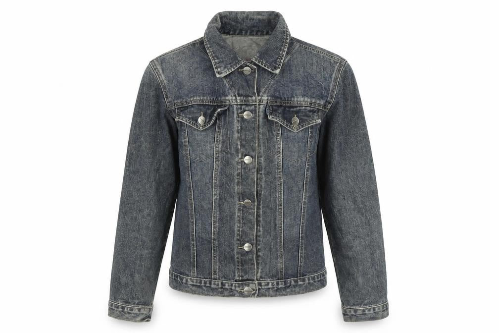 Helen Womens Blue Jacket Size 4 Button