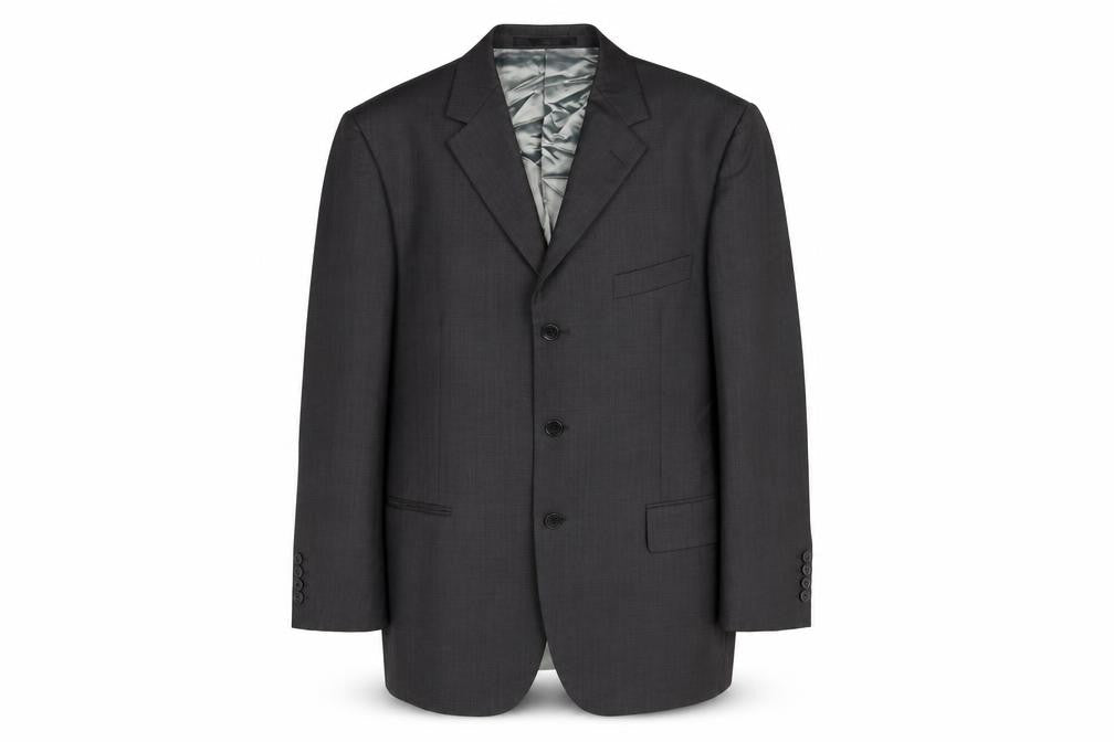 Marks and Spencer Mens Grey Wool Jacket Suit Jacket Size 42 Regular