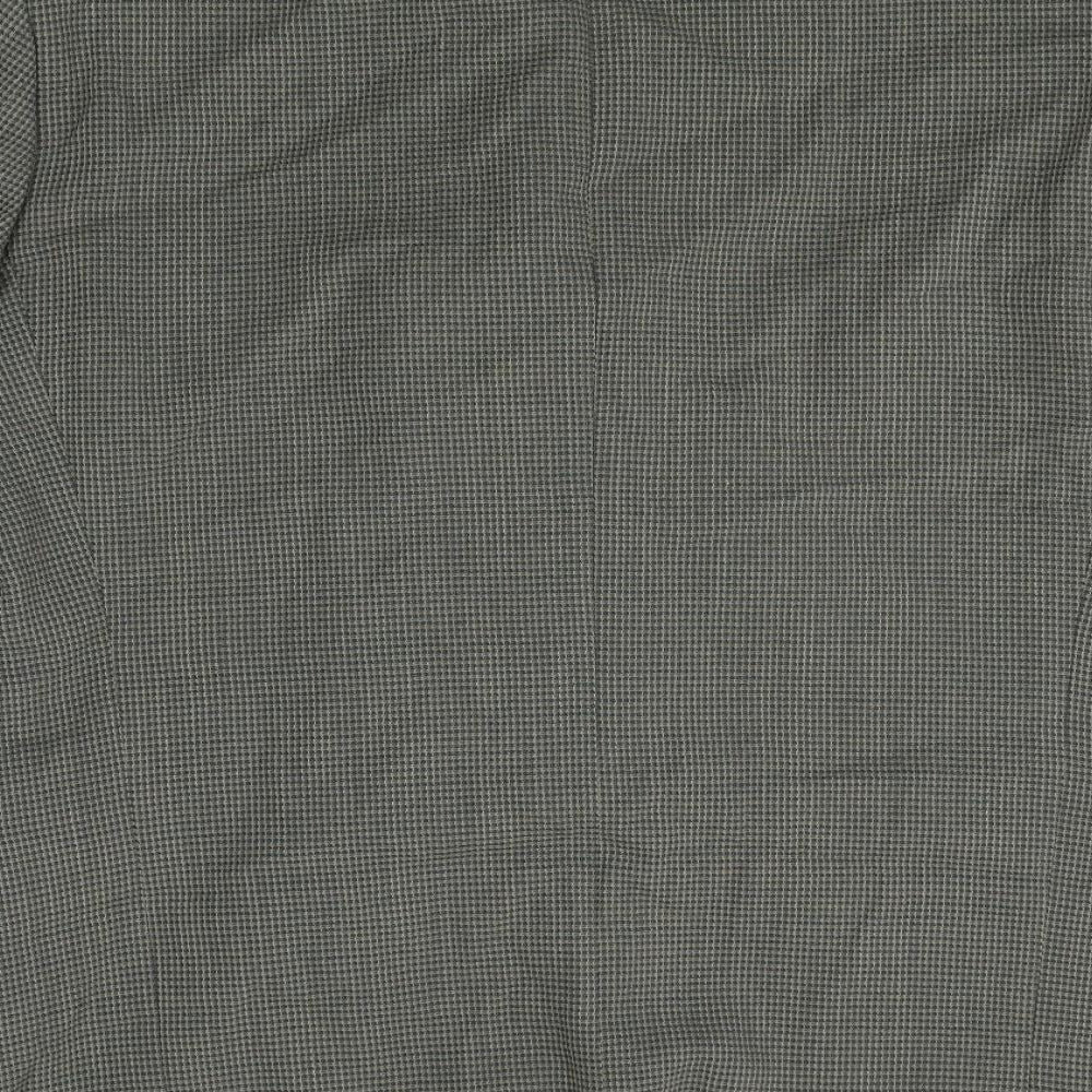 Marks and Spencer Mens Grey Cotton Jacket Suit Jacket Size 42 Regular