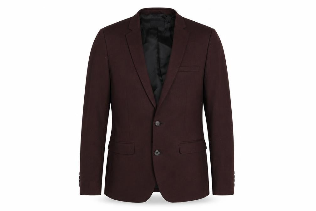 ASOS Mens Brown Polyester Jacket Suit Jacket Size 38 Regular