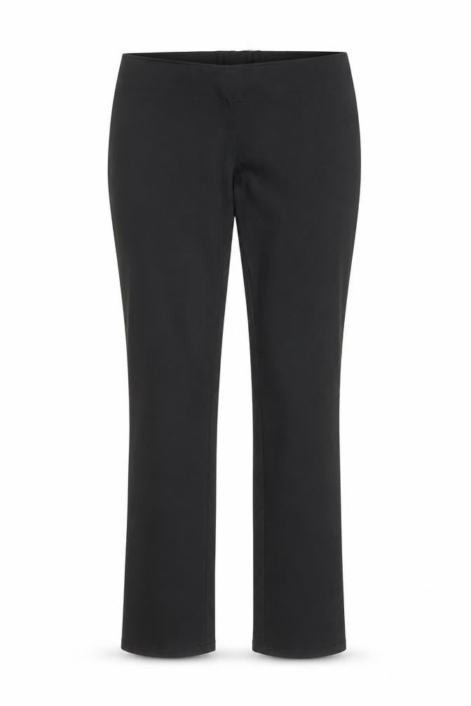 Topshop Womens Black Polyester Trousers Size 10 Regular Zip