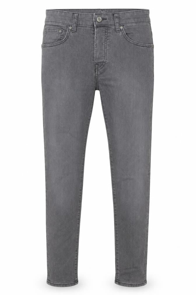 Preworn Mens Blue Cotton Skinny Jeans Size 30 in Slim Button