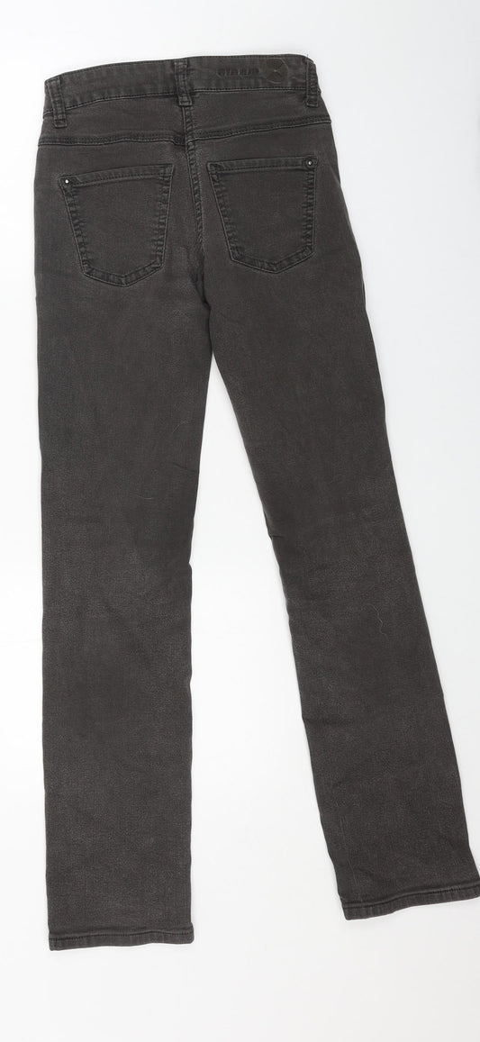 Dream Jeans Womens Black Cotton Skinny Jeans Size 26 in L28 in Regular Button