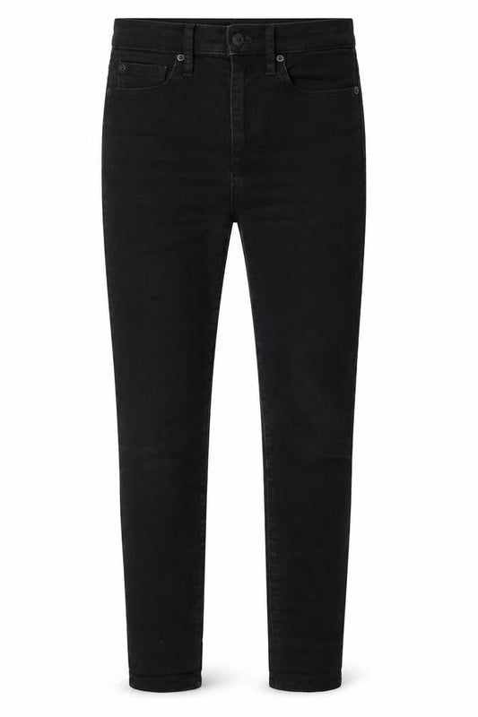 Gap Womens Black Cotton Skinny Jeans Size 26 in Slim Zip