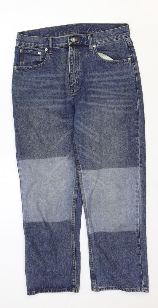 Cheap Monday Mens Blue Cotton Straight Jeans Size 31 in Regular Zip