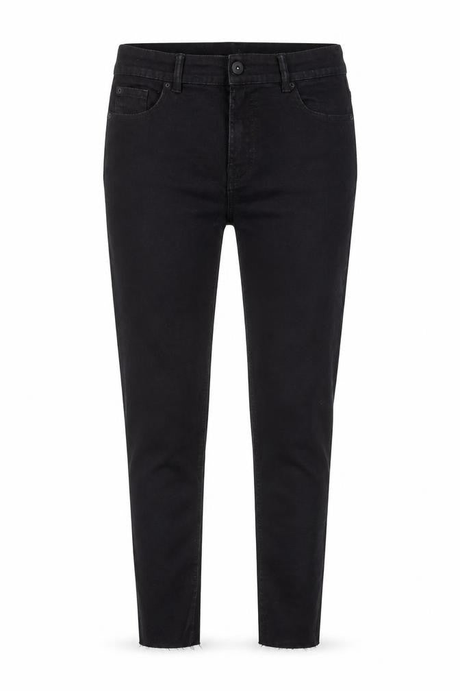 Preworn Womens Black Cotton Skinny Jeans Size 32 in Regular Zip