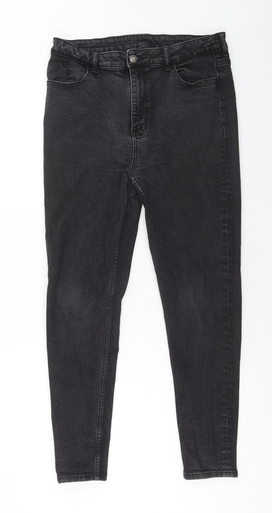 As You Womens Black Cotton Skinny Jeans Size 32 in L32.5 in Regular Zip
