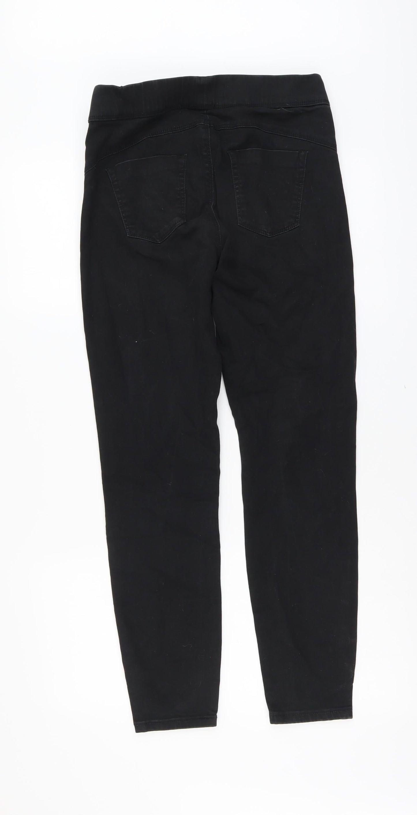 Denim & Co. Womens Black Cotton Jegging Jeans Size 10 L28 in Regular
