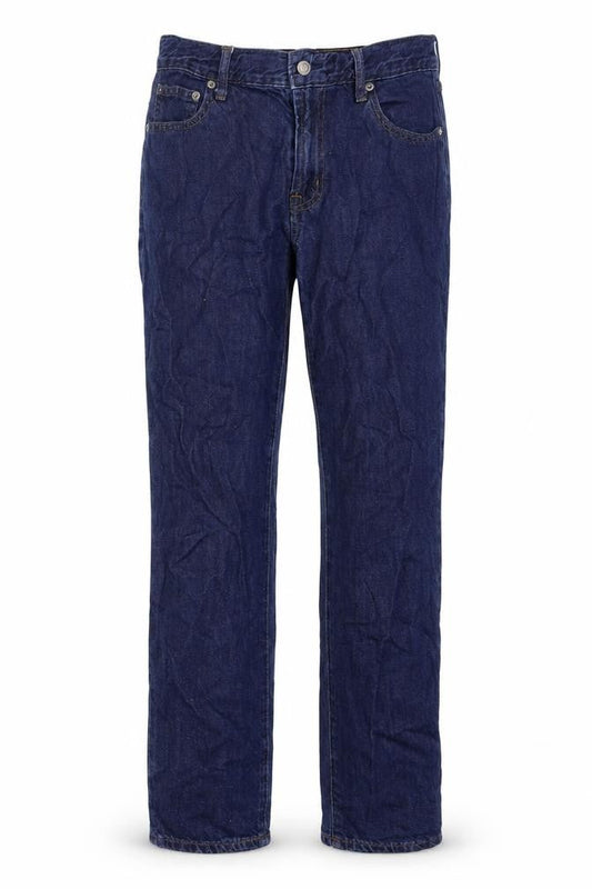 Gap Mens Blue Cotton Straight Jeans Size 26 in Regular Zip