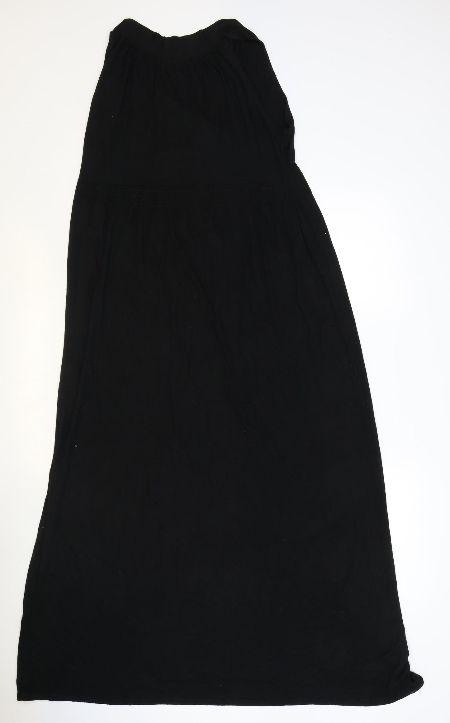 USCO Womens Black Polyester A-Line Size M V-Neck Pullover