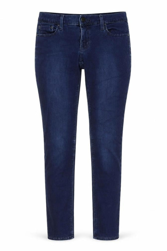 Gap Womens Blue Cotton Skinny Jeans Size 28 in L32 in Regular Button