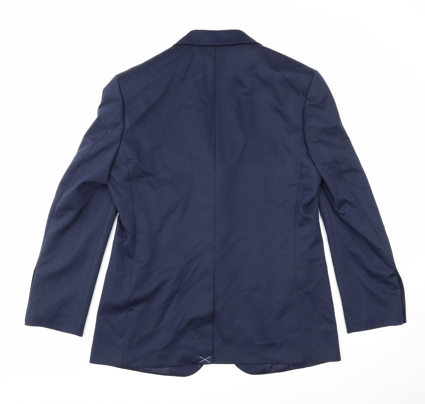 Marks and Spencer Mens Blue Polyester Jacket Suit Jacket Size 40 Regular
