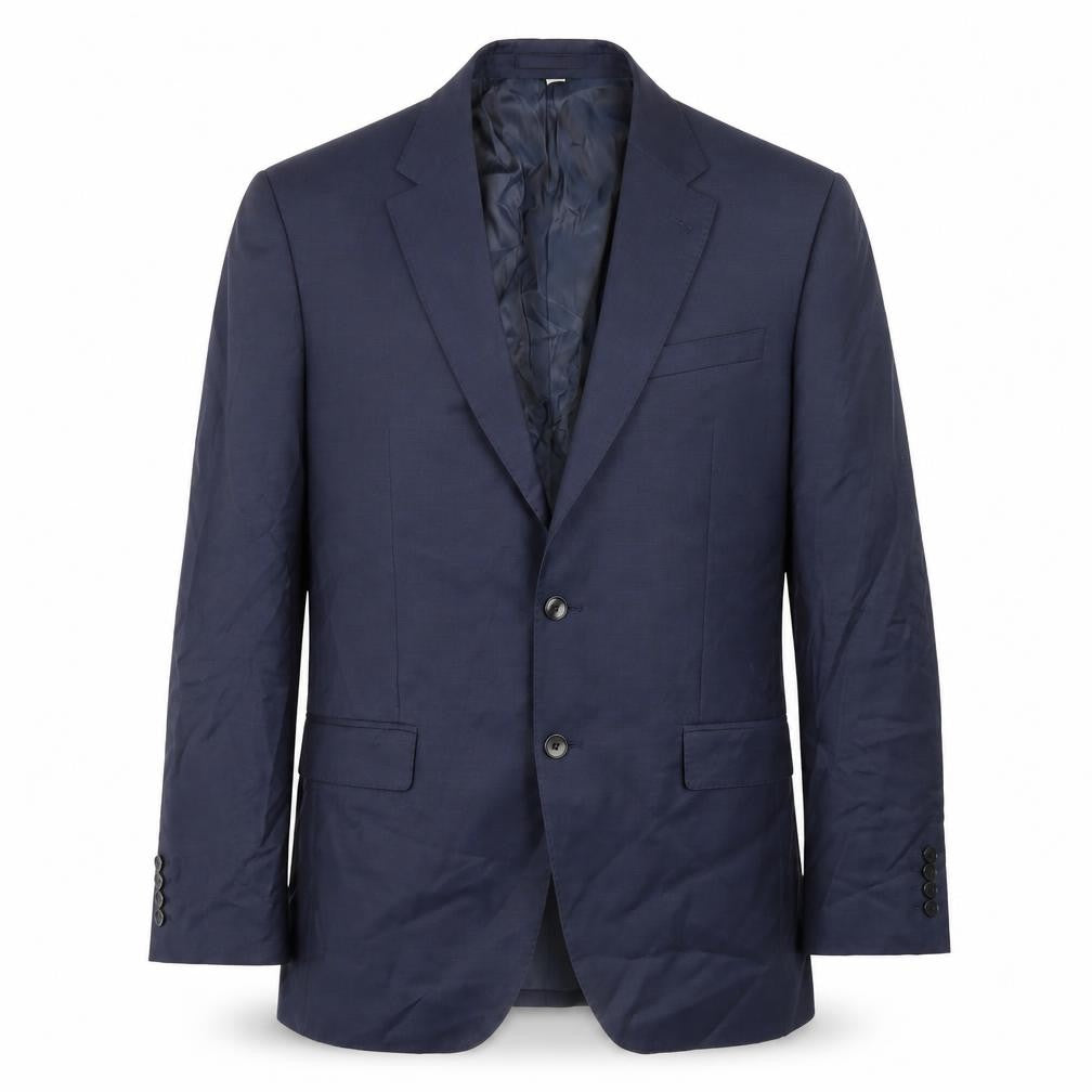 Marks and Spencer Mens Blue Wool Jacket Suit Jacket Size 42 Regular