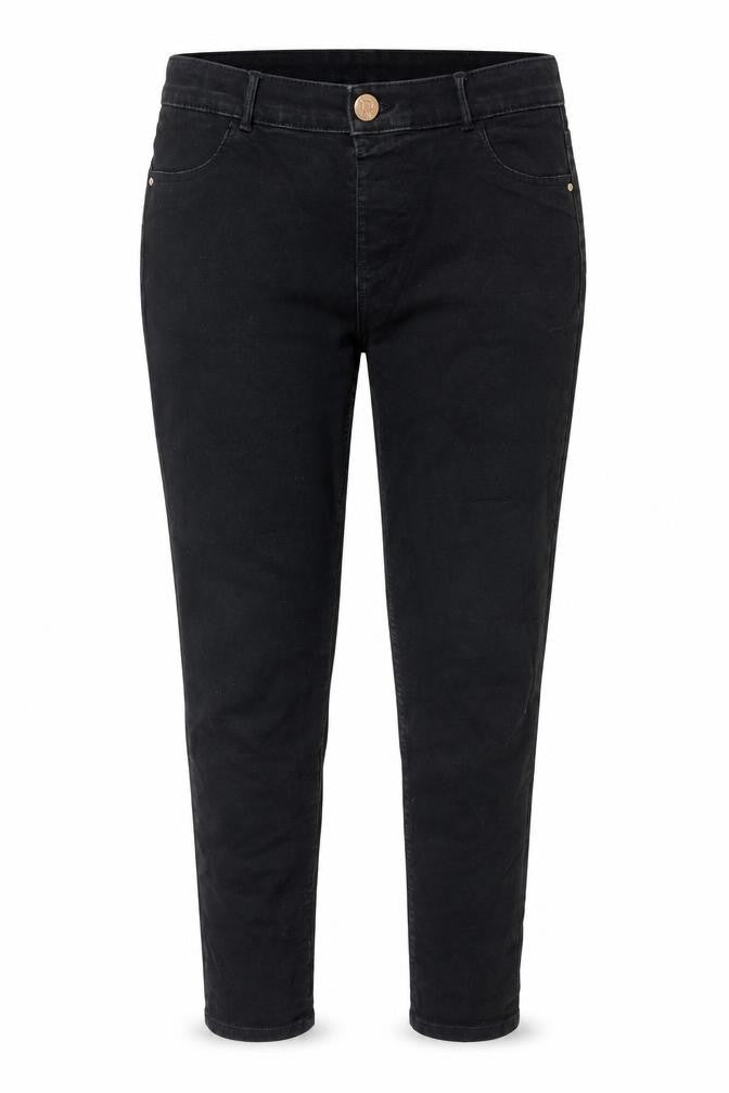 River Island Girls Black Cotton Skinny Jeans Size 12 Years Regular Zip