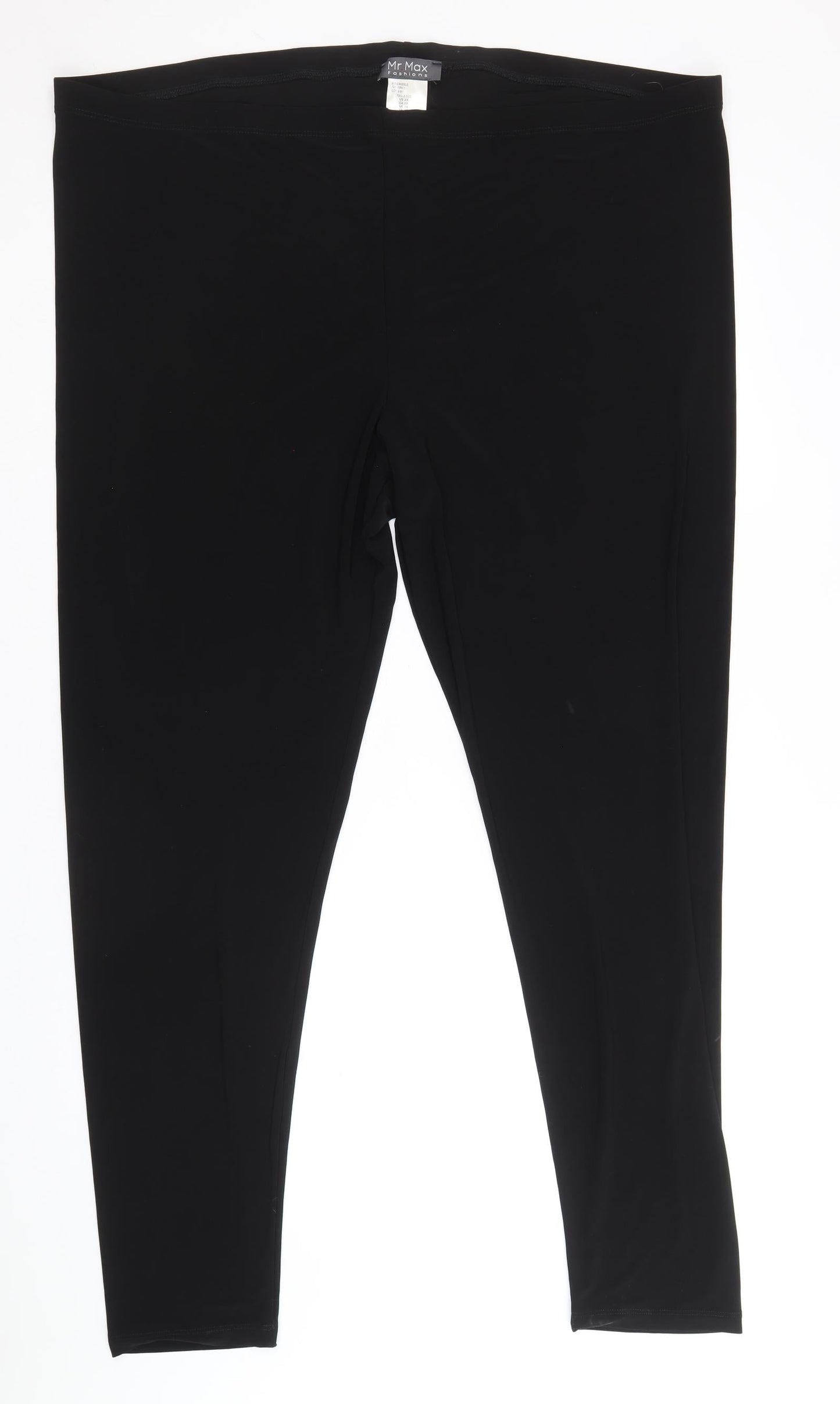 Mr Max Womens Black Polyester Jogger Leggings Size 2XS