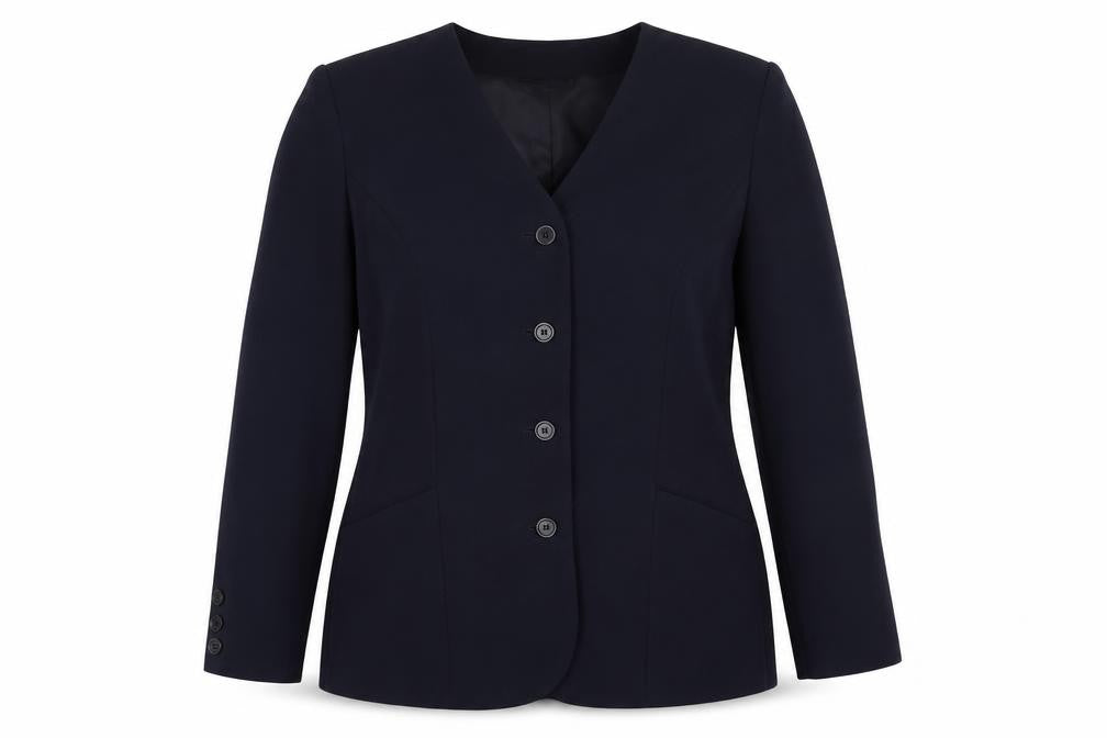 Modern essentials Womens Blue Wool Jacket Blazer Size 14