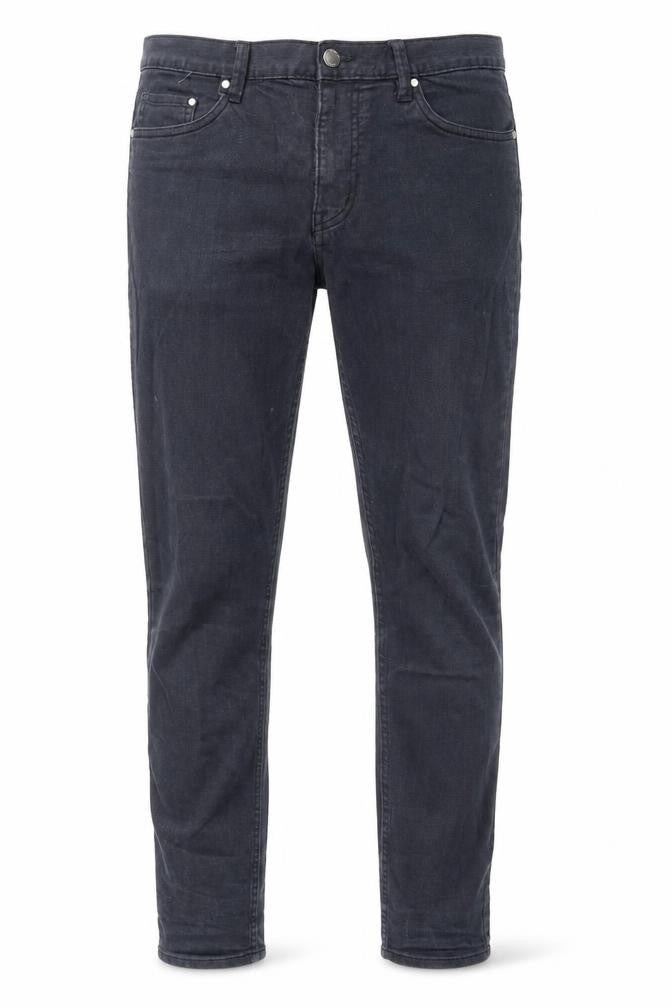H&M Mens Blue Cotton Skinny Jeans Size 30 in Regular Zip