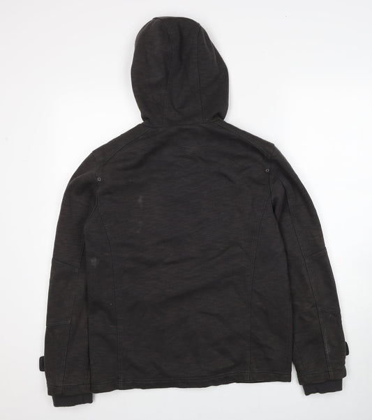 NEXT Mens Brown Anorak Coat Size S Zip