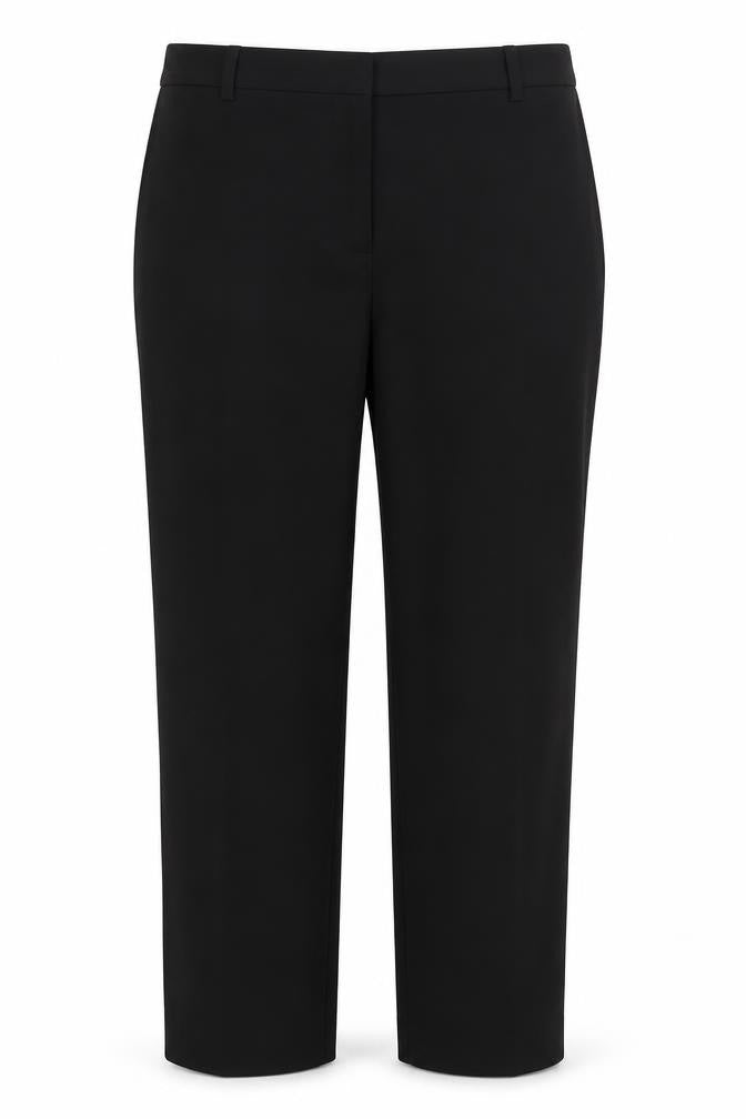 Marks and Spencer Womens Black Polyester Trousers Size 16 Regular Zip