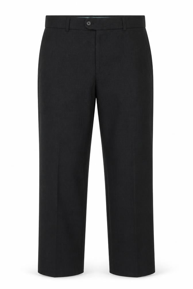 Tom English Mens Grey Polyester Trousers Size 32 in Regular Zip