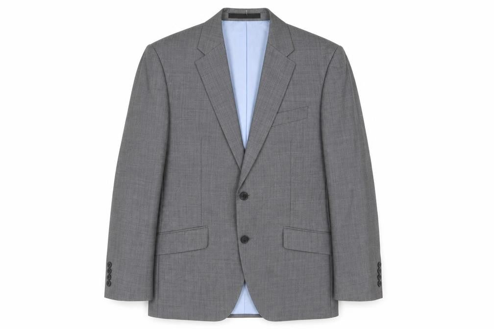 Marks and Spencer Mens Grey Wool Jacket Suit Jacket Size 38 Regular
