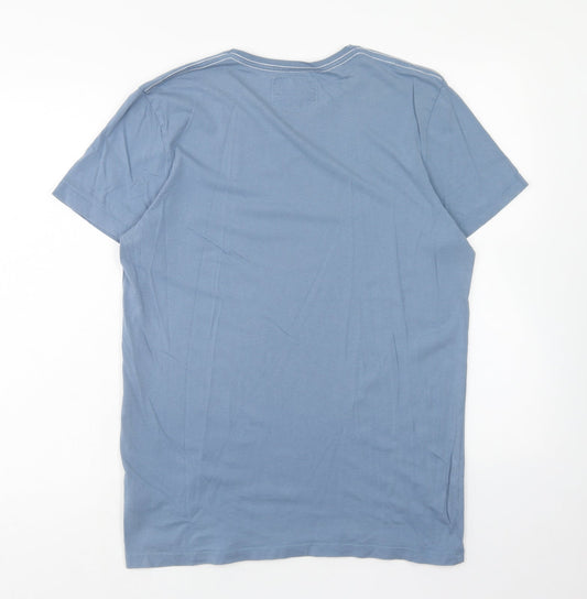 Produkt Mens Blue Cotton T-Shirt Size M Round Neck