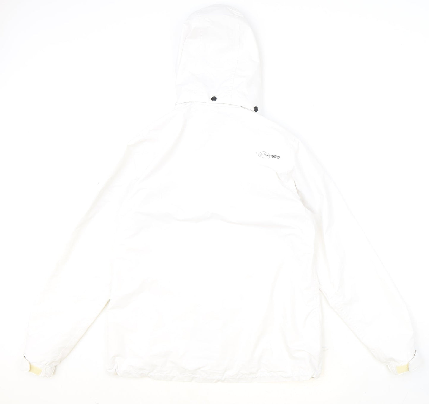 FIVE SEASONS Womens Ivory Windbreaker Jacket Size 10 Zip