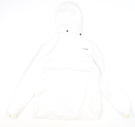 FIVE SEASONS Womens Ivory Windbreaker Jacket Size 10 Zip