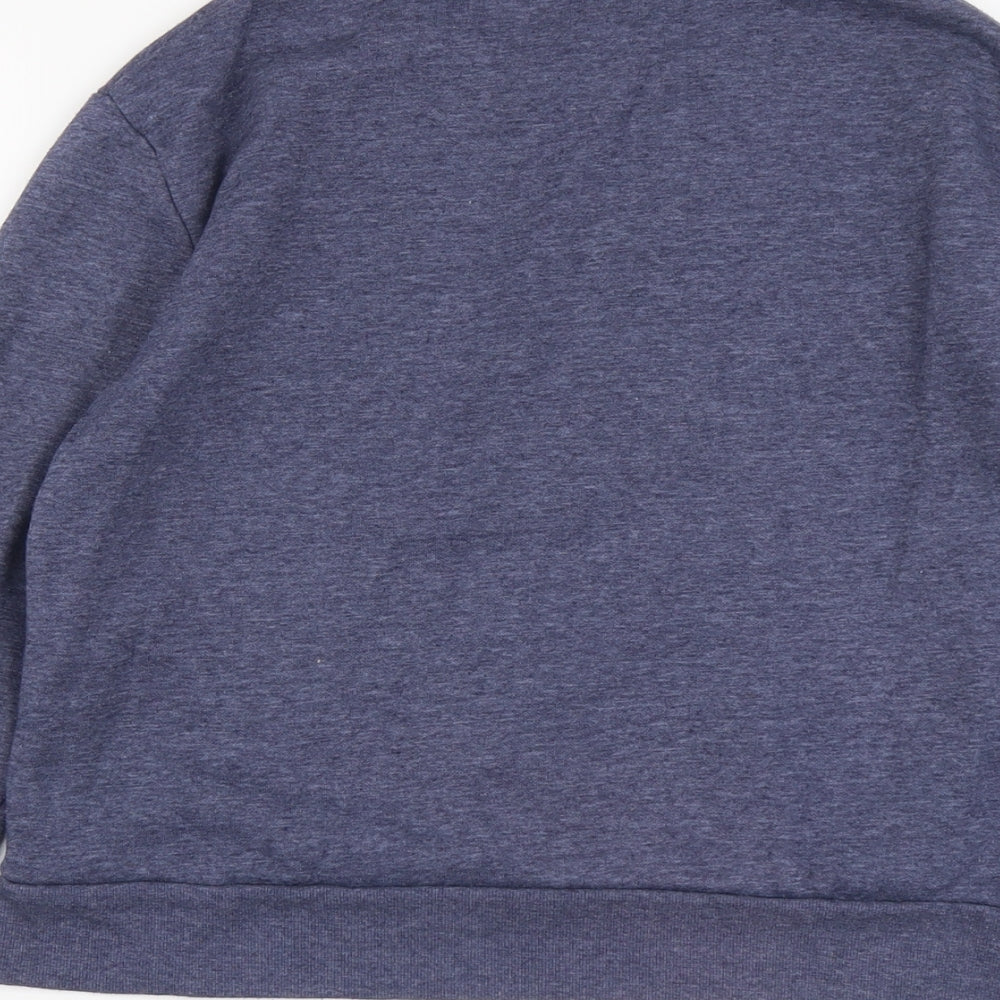 Primark Womens Blue Cotton Pullover Sweatshirt Size XS Pullover