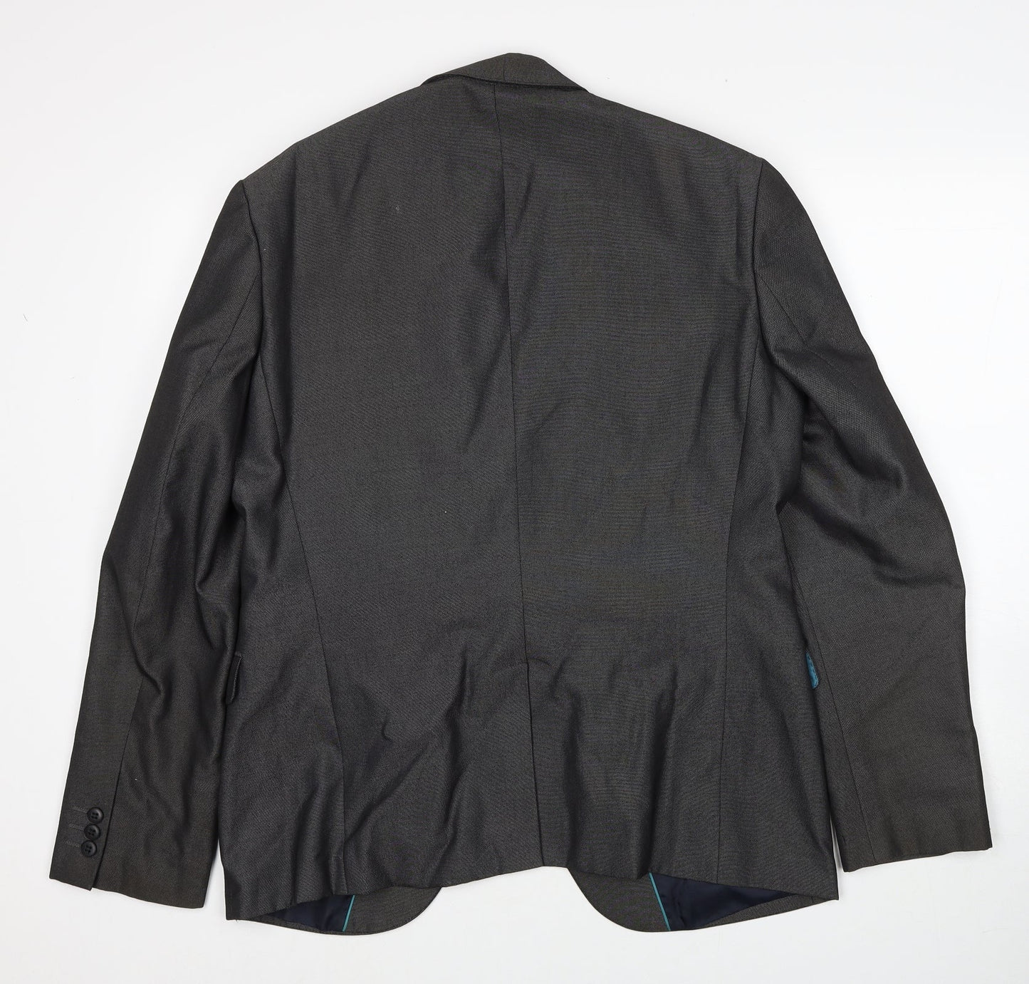 Marks and Spencer Mens Grey Polyester Jacket Suit Jacket Size M Regular