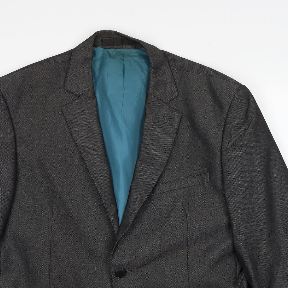 Marks and Spencer Mens Grey Polyester Jacket Suit Jacket Size M Regular