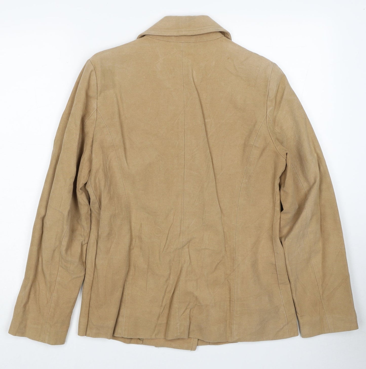 Gap Womens Brown Pea Coat Jacket Size M Button