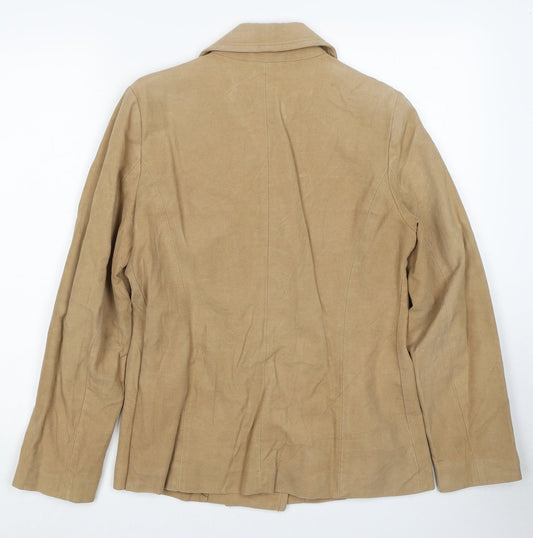 Gap Womens Brown Pea Coat Jacket Size M Button