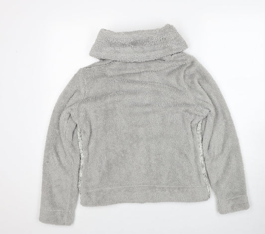 Per Una Womens Grey Polyester Full Zip Sweatshirt Size M Zip