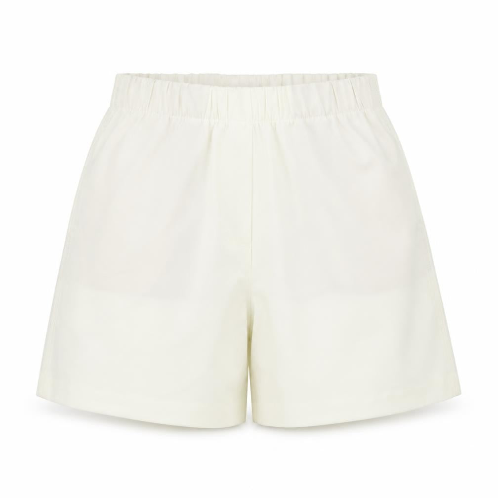 Marks and Spencer Womens White Polyester Bermuda Shorts Size 6 Regular Pull On