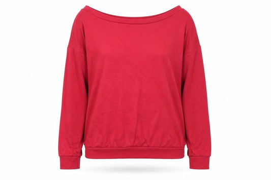Preworn Womens Red Polyester Pullover Sweatshirt Size S Pullover