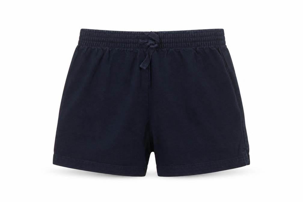Marks and Spencer Boys Blue Cotton Sweat Shorts Size 4 Years Regular Drawstring