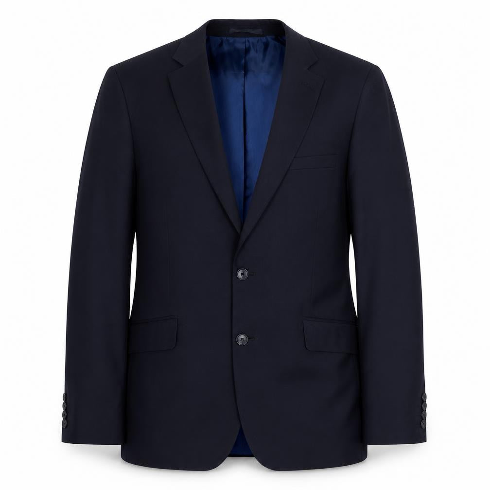 Marks and Spencer Mens Blue Wool Jacket Suit Jacket Size 42 Regular