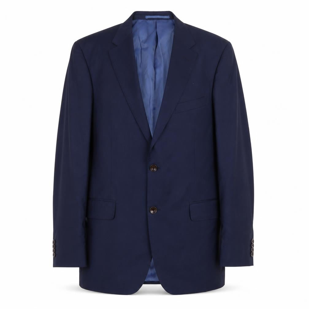 Marks and Spencer Mens Blue Polyester Jacket Suit Jacket Size 42 Regular