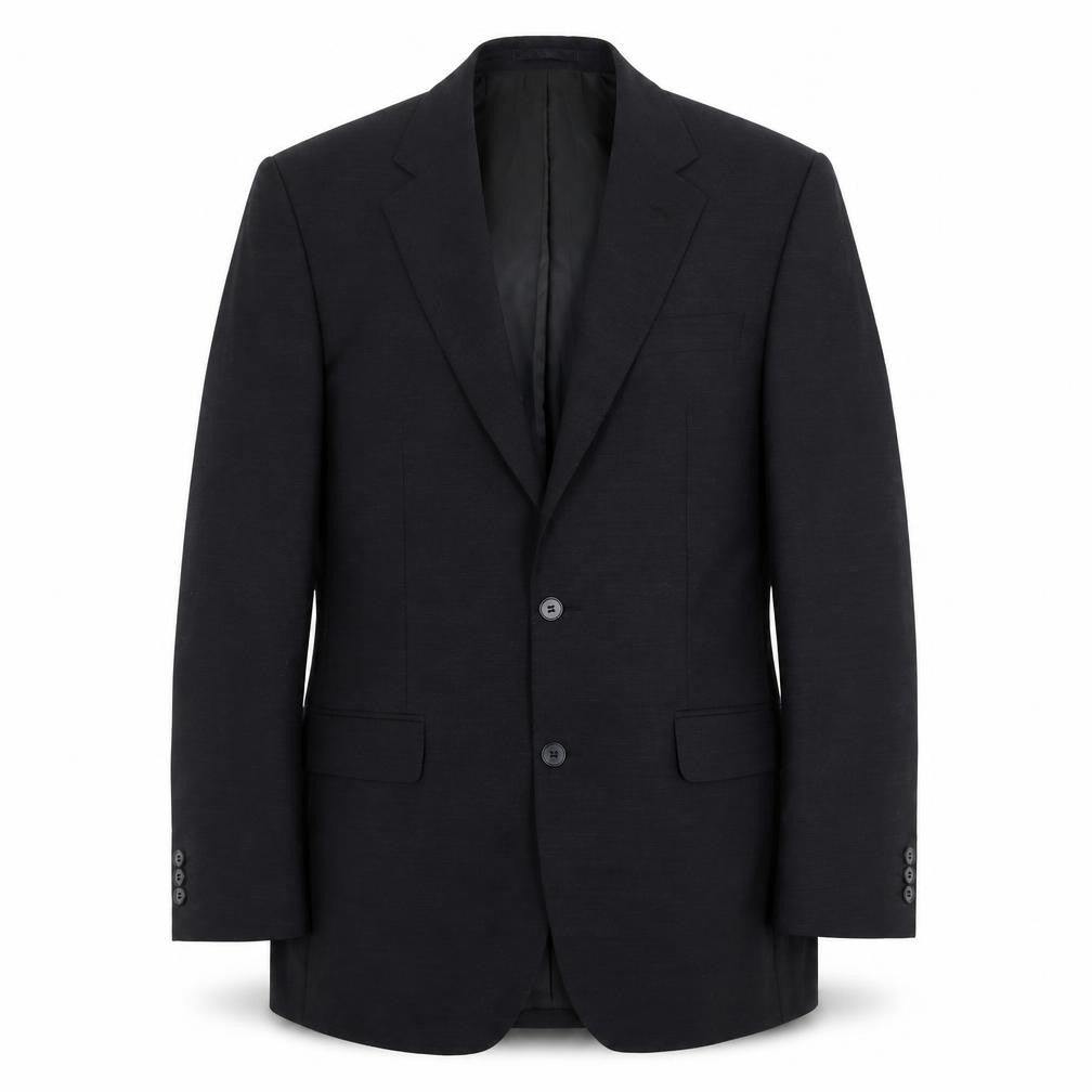 Scott & Taylor Mens Black Polyester Jacket Suit Jacket Size 38 Regular