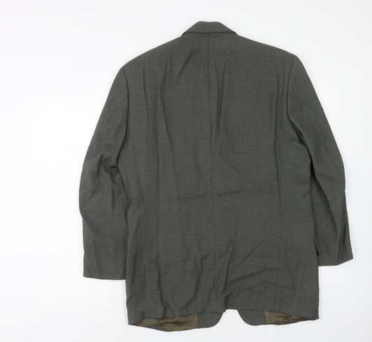 Marks and Spencer Mens Grey Wool Jacket Suit Jacket Size 38 Regular