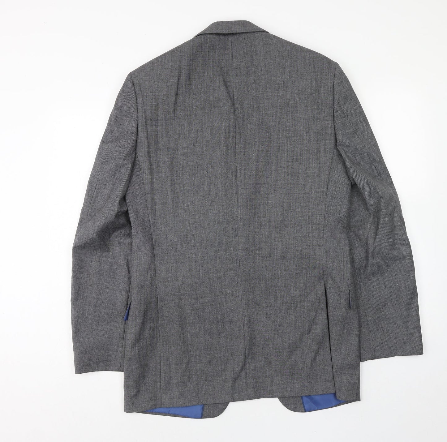 Marks and Spencer Mens Grey Wool Jacket Suit Jacket Size 38 Regular